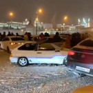 В центре Казани в массовом ДТП столкнулось сразу 15 машин