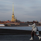 В Санкт-Петербурге появился стихийный мемориал после крушения самолета Пригожина