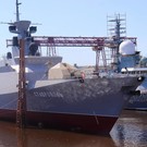 Ракетный корабль «Ставрополь» спустили на воду в Зеленодольске (видео)