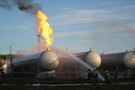 МЧС продолжает ликвидировать пожар на газохранилище в Казани. Введен режим ЧС