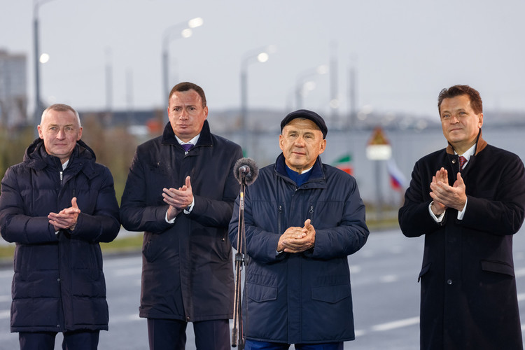 «Алга!»: как Минниханов и Метшин открыли отрезок Вознесенского тракта