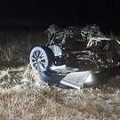 В Татарстане BMW вылетел в кювет и опрокинулся – водитель погиб