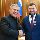 Минниханов – Пушилину: «Будем рады развитию связей с ДНР»