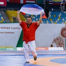 В рамках всемирных игр кочевников состоялись соревнования по корэш. Россияне завоевали две золотые и две серебряные награды