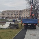 Парк «Черное озеро» в Казани начали готовить к Новому году