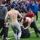 В Казани задержали болельщиков «Рубина» за драку на матче с «Уфой»