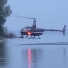 После посадки вертолета на пляже в Лаишево возбуждено уголовное дело