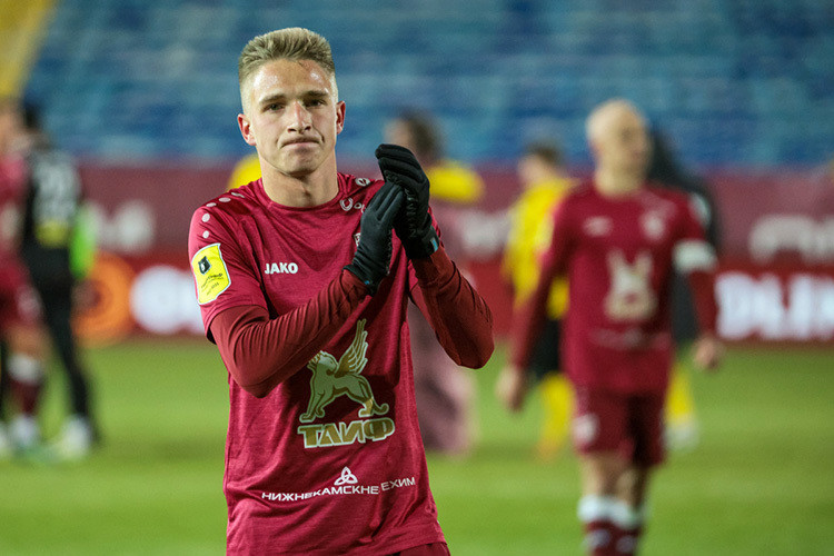  На домашнем стадионе «Рубин» обыграл московский «Спартак» со счетом 1:0