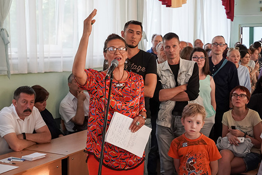 Активисты Дербышек отвергли все три варианта дороги через поселок