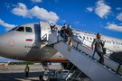 Минниханов и Метшин встретили самолет им. Джалиля