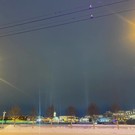 Метеоролог объяснил появление световых столбов в Татарстане