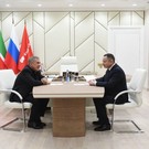 Минниханов встретился с главой минстроя РФ Иреком Файзуллиным