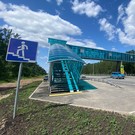 На трассе Йошкар-Ола – Зеленодольск появилось два модульных надземных пешеходных перехода
