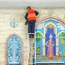 В Казани на станции метро «Кремлевская» обновили плиты и мозаичное покрытие