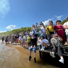 В Менделеевске открылся пляж «Тихие горы» – в него вложили более 80 миллионов рублей