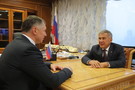 ​Минниханов встретился с Хуснуллиным