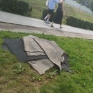 В парке «Черное озеро» снова меняют покрытие беговых дорожек