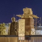 На площади Свободы в Казани снесли постамент, на котором стоял памятник Ленину
