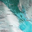 «Роскосмос» показал, как выглядит циклон «Ольга» с орбиты. Сегодня метель придет в Казань