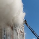 Первые кадры с места пожара в арт-резиденции «Созвездие-Йолдызлык»
