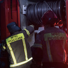 В промзоне Воронежской области произошел пожар после падения обломков беспилотника 