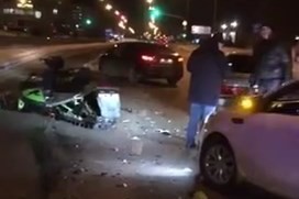 В Набережных Челнах произошло ДТП с участием снегохода