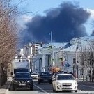 В Аметьево загорелся строящийся дом: дым поднялся над всем районом