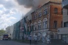 В центре Казани произошел пожар в старинном здании