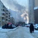 На место пожара в центре Казани прибыл глава районной администрации Альберт Салихов