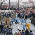 В столице РТ прошел крестный ход с Казанской иконой Божией Матери