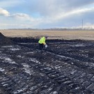 В Лениногорском районе произошел разлив нефтепродуктов