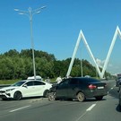 У буквы М на Оренбургском тракте пробка из-за ДТП достигла 5 километров