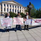 На пикете в Казани против заключения пандемического соглашения ВОЗ собрали 100 подписей 