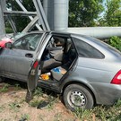 В Татарстане пассажир автомобиля впал в кому после столкновения с эстакадой 