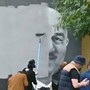 В Петербурге закрасили граффити с портретом Станислава Черчесова