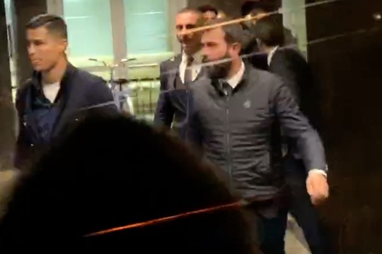Криштиану Роналду прибыл в Москву с «Ювентусом»