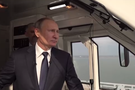 Путин на поезде открыл железнодорожную часть Крымского моста