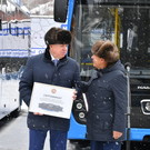 Минниханов передал Набережным Челнам 10 новых автобусов: «Общественный транспорт – это настроение людей!»