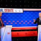 Байден и Трамп в дебатах упомянули Путина по 7 раз