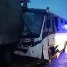 Автобус вахтовиков налетел на фуру возле ОЭЗ «Алабуга» –  более 20 пострадавших, есть погибший