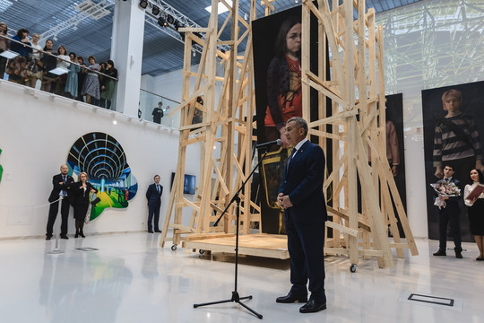 Минниханов открыл галерею современного искусства в Казани: ее отремонтировали за 343 млн рублей