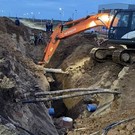 В Иннополисе двух рабочих засыпало грунтом – один человек погиб 