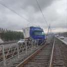 В Казани из-за выехавшего на пути грузовика остановлено движение трамваев №5, 5а и 7