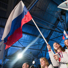 Российским биатлонистам запретили публиковать в соцсетях флаг страны