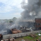 Мощный пожар в Челнах локализован – МЧС показало видео с высоты