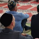 Рустам Минниханов и Ирек Файзуллин совершили праздничный намаз Курбан-байрама в Галеевской мечети Казани