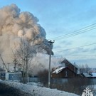 В Казани загорелся комплекс «Банный двор»