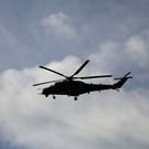 Минобороны РФ: У побережья Крыма разбился вертолет Ми-24