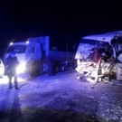 ​В Татарстане в массовом ДТП с участием автобуса и большегруза погиб один человек