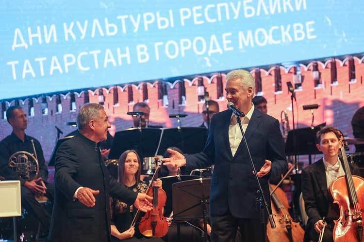 Минниханов – Собянину: «Где бы ни работали, вы друг нашей республики»